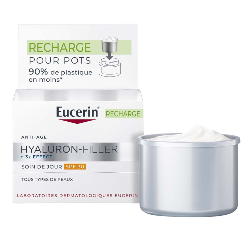 Eucerin Hyaluron-Filler + 3x Effect Recambio de Cuidado Diurno SPF30 50 ml