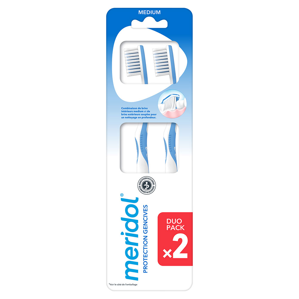 Meridol Cepillo de dientes Medium x2