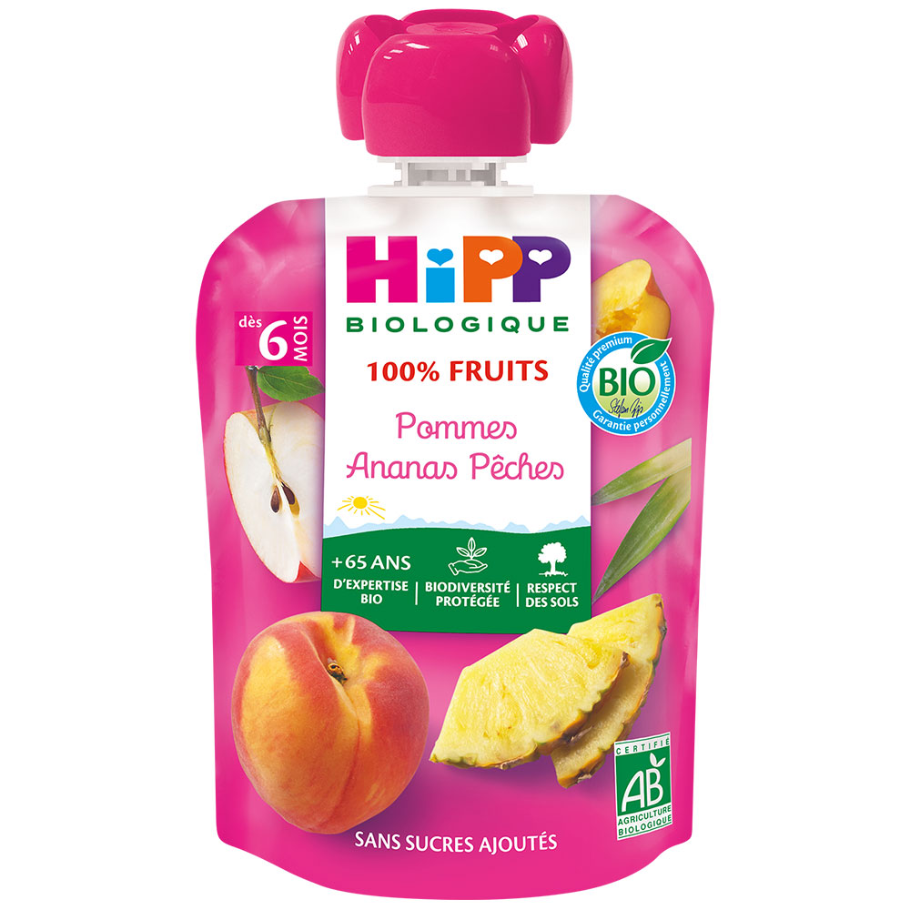 Hipp Bolsitas 100% Fruta A Partir De 6 Meses 90g