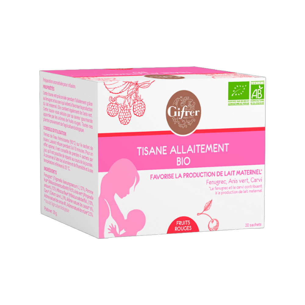 Gifrer Infusión lactancia frambuesas 20 sobres