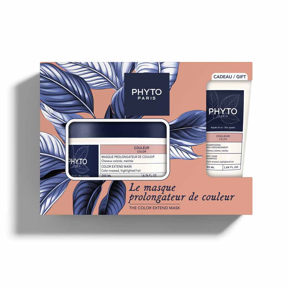 Phyto Paris Couleur Coffret Masque + shampooing Cheveux colorés méchés