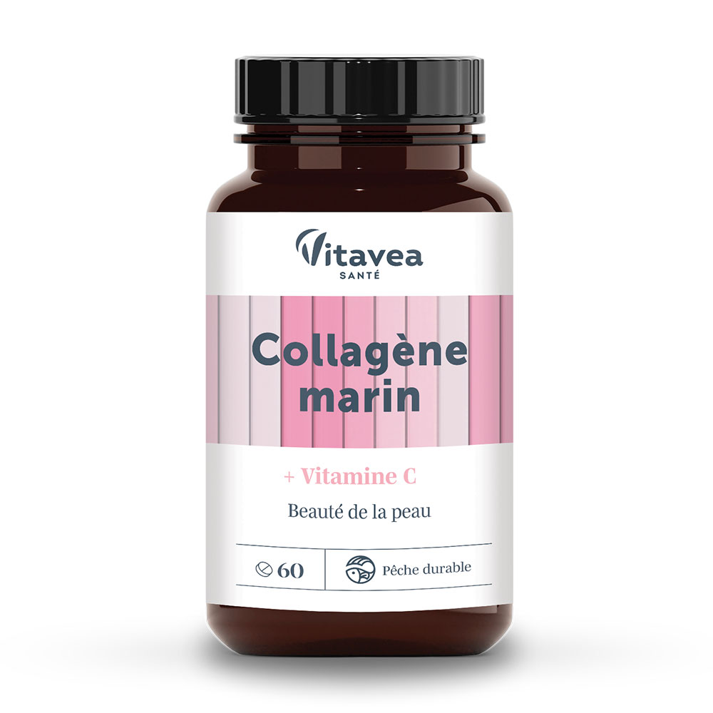 Vitavea Santé Nutri'sentiels Colágeno marino belleza de la piel 60 comprimidos