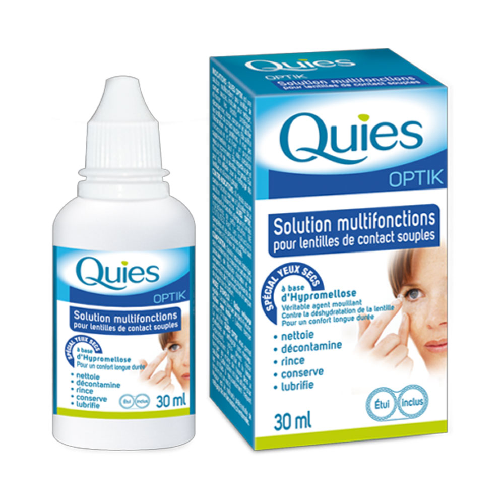 Quies Solución para lentes de contacto blandas 30 ml