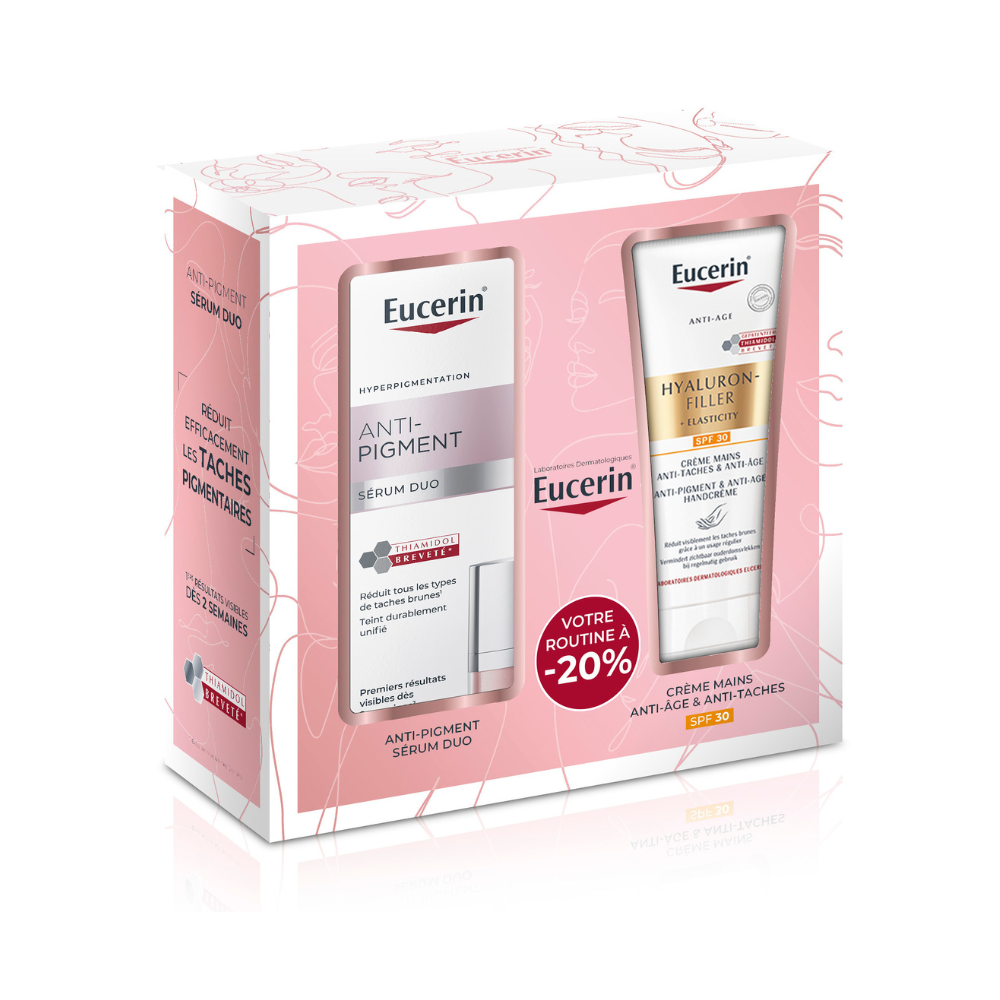 Eucerin Eucerin Serum Dúo Anti-Pigment + Crema de Manos Antimanchas FPS30 Cofre 105 ml