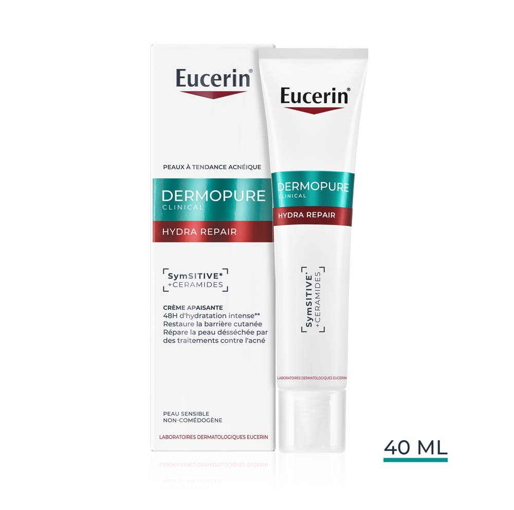 Eucerin Dermopure Crema reparadora hidratante calmante piel sensible 40 ml