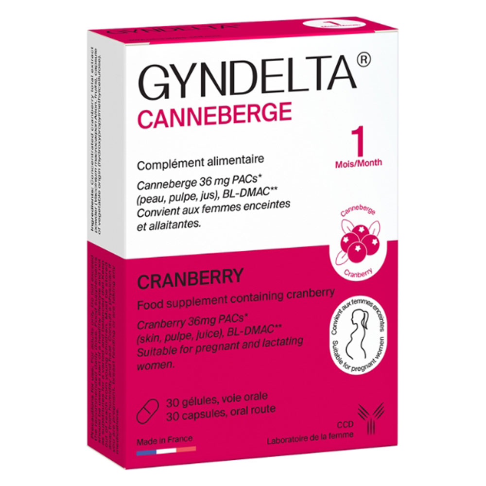 Ccd Gyndelta Canneberge 30 Gélulas