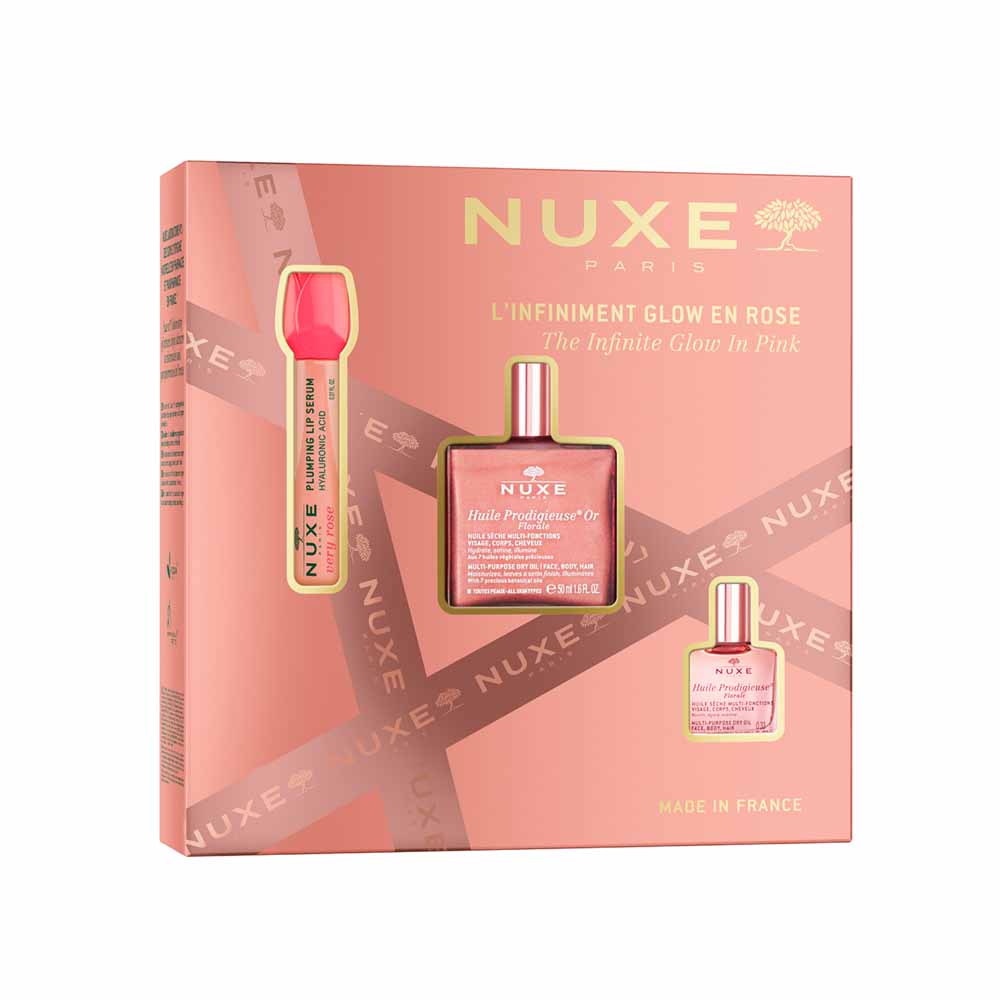 Nuxe Huile Prodigieuse Pack the infnite glow in pink 68 ml