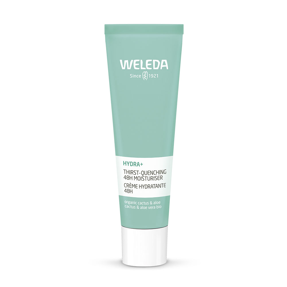 Weleda Hydra+ Crème hydratante 48h Cactus & Aloe Vera Peaux déshydratées 30ml