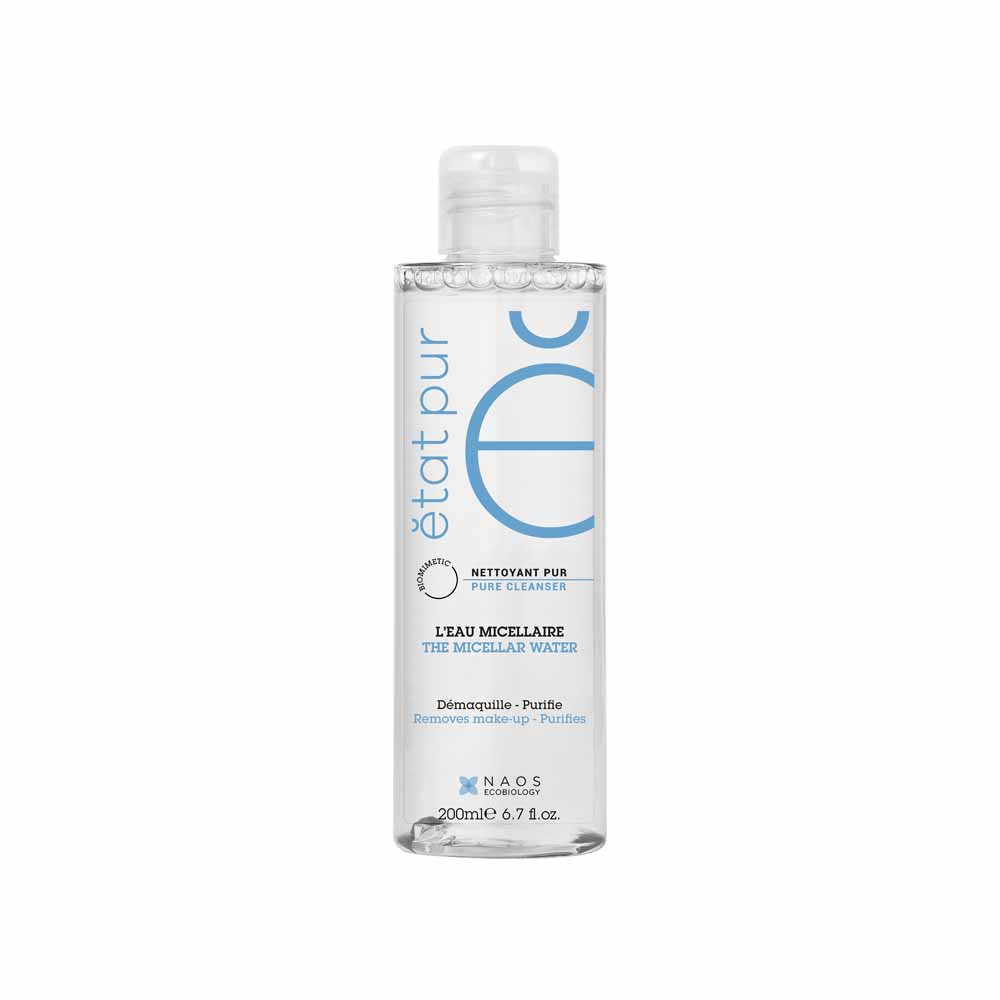 Etat Pur Limpiadores Pures Agua Micelar Desmaquillante Purificante Peaux Mixtes à Grasses 200ml
