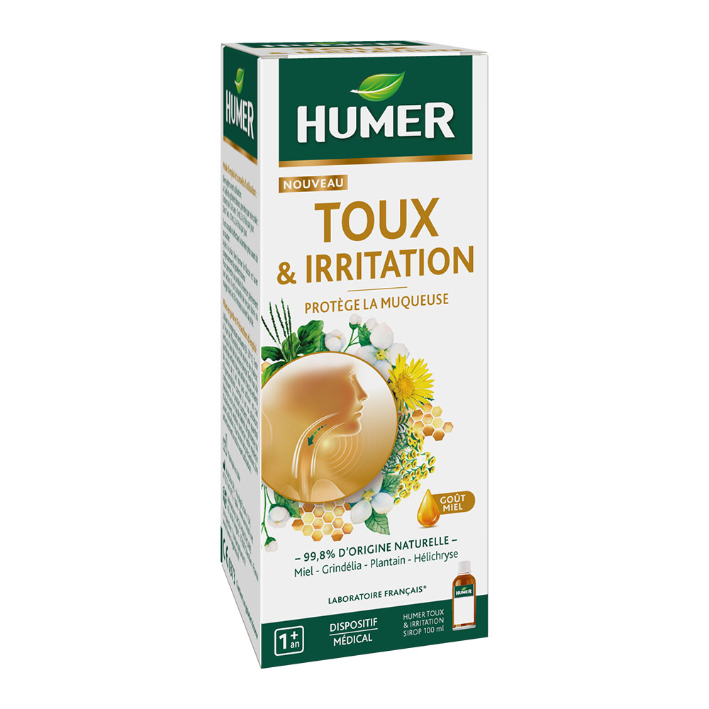 Humer Jarabe tos e irritación sabor miel 100 ml
