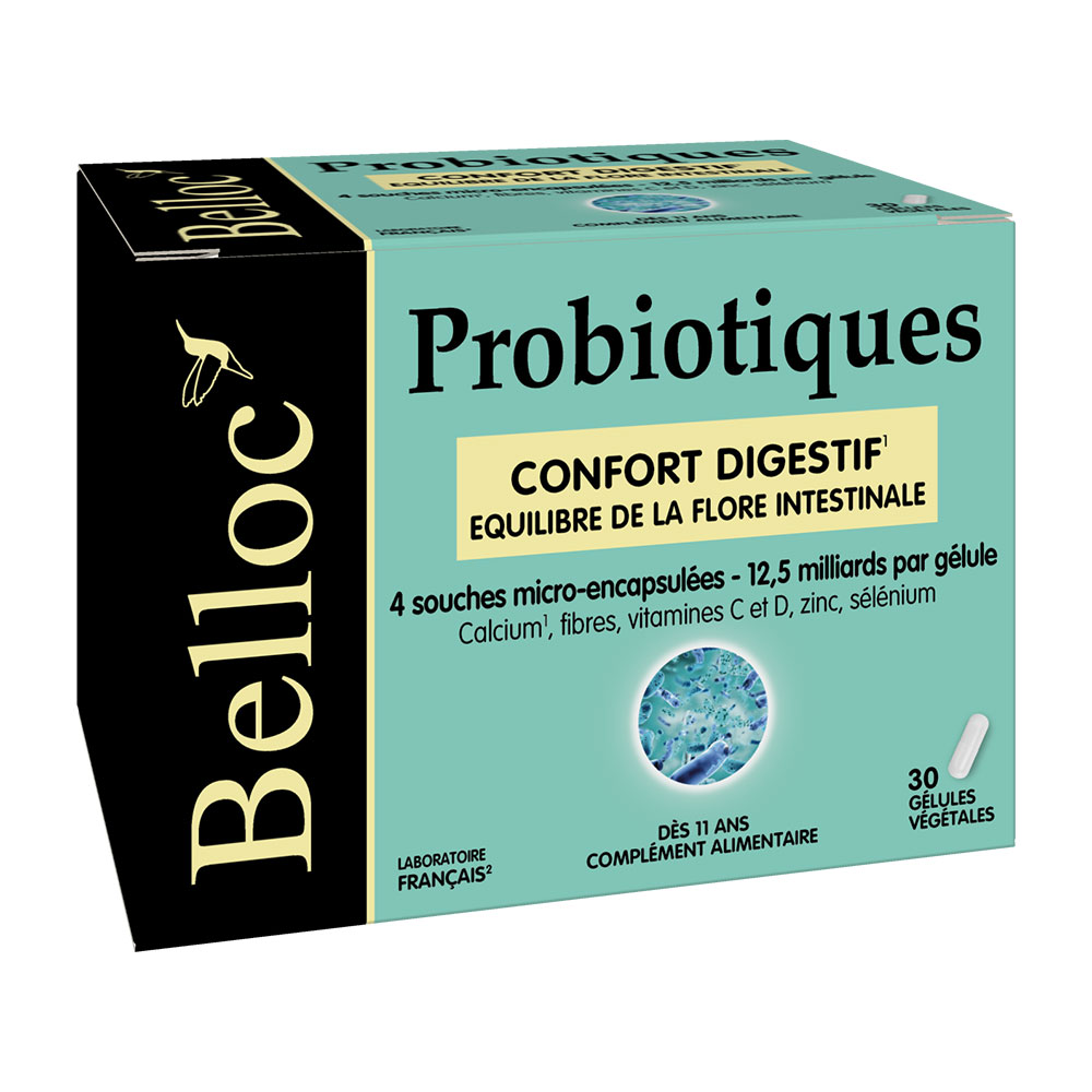 Belloc Probióticos Confort Digestivo Confort digestif x30 cápsulas vegetales