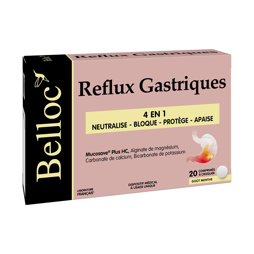 Belloc Reflujo gástrico 20 comprimidos masticables
