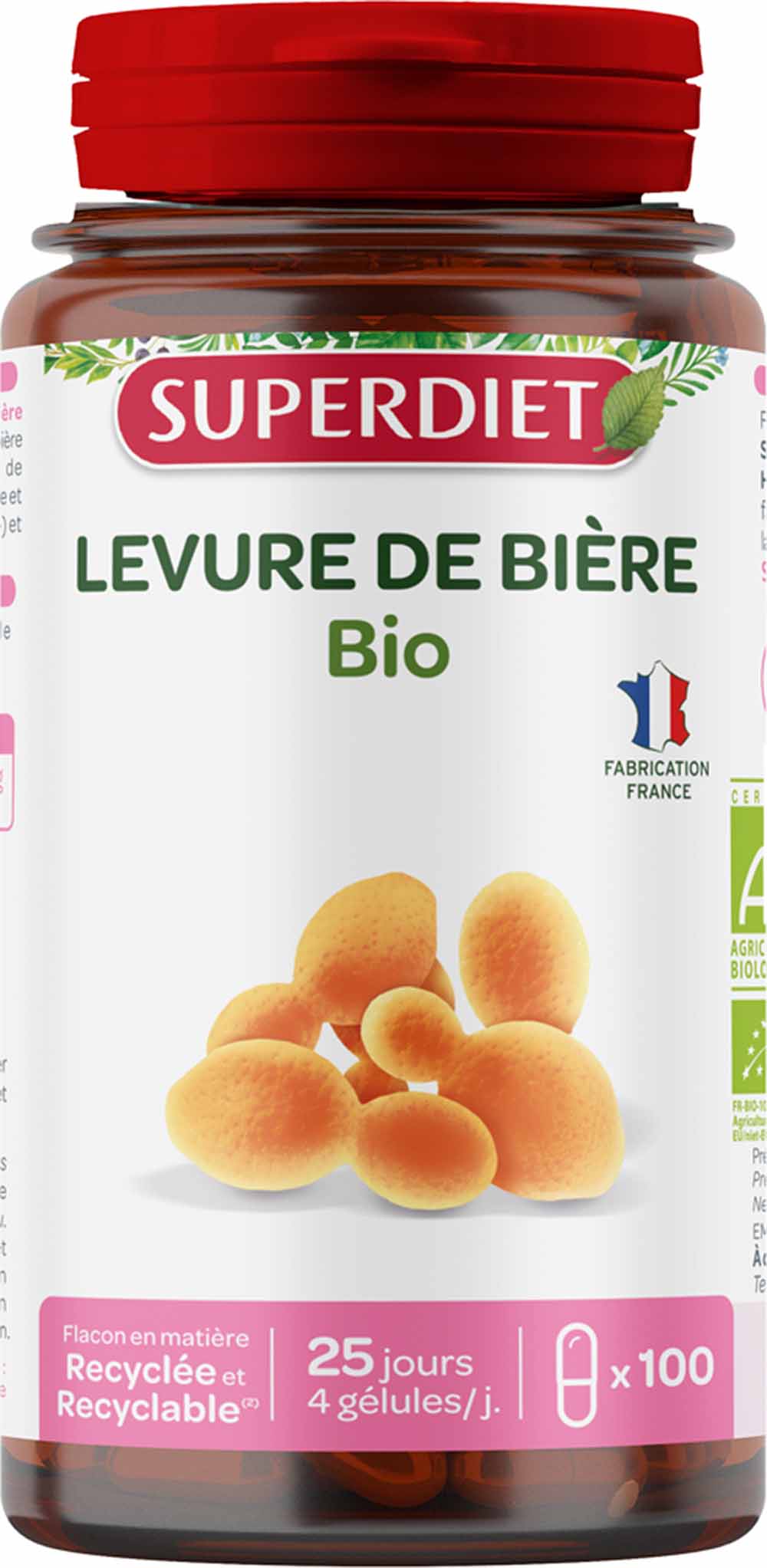 Superdiet Levadura De Cerveza Bio 100 Capsulas
