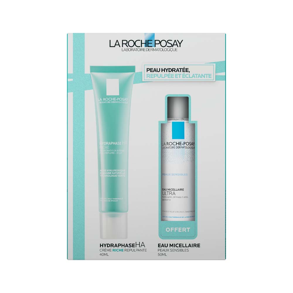 La Roche-Posay Hydraphase Hydraphase HA Riche + Set Agua Micelar Piel sensible