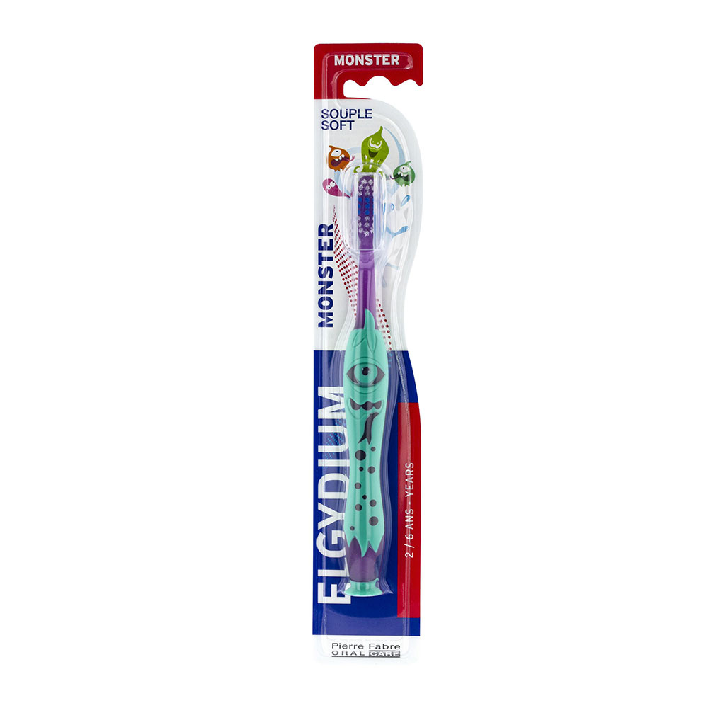 Elgydium Kids Cepillo de dientes Monster 2-6 años
