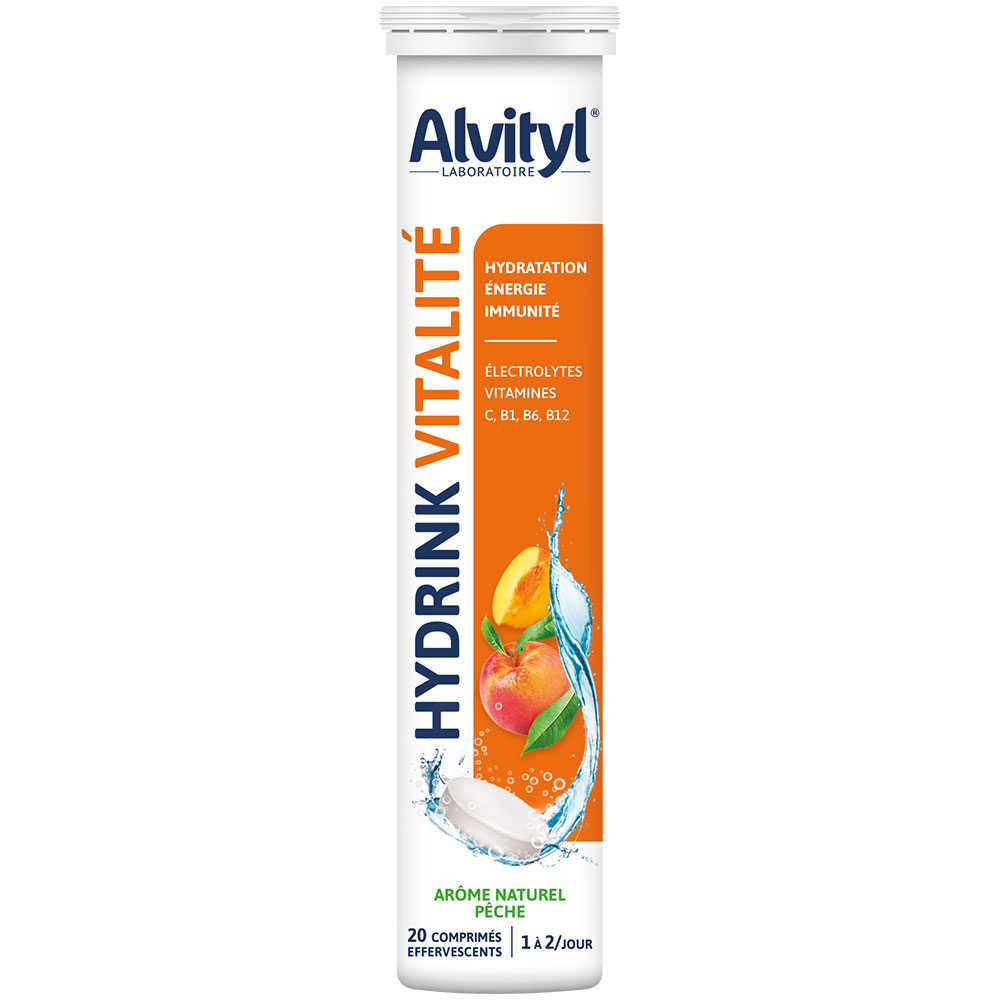 Alvityl Hydrink Vitalidad 20 comprimidos efervescentes