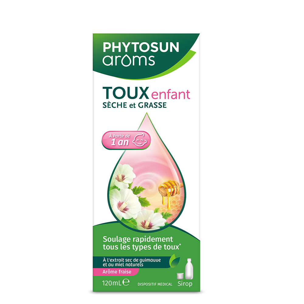 Phytosun Aroms Jarabe para tos seca y grasa infantil 120 ml