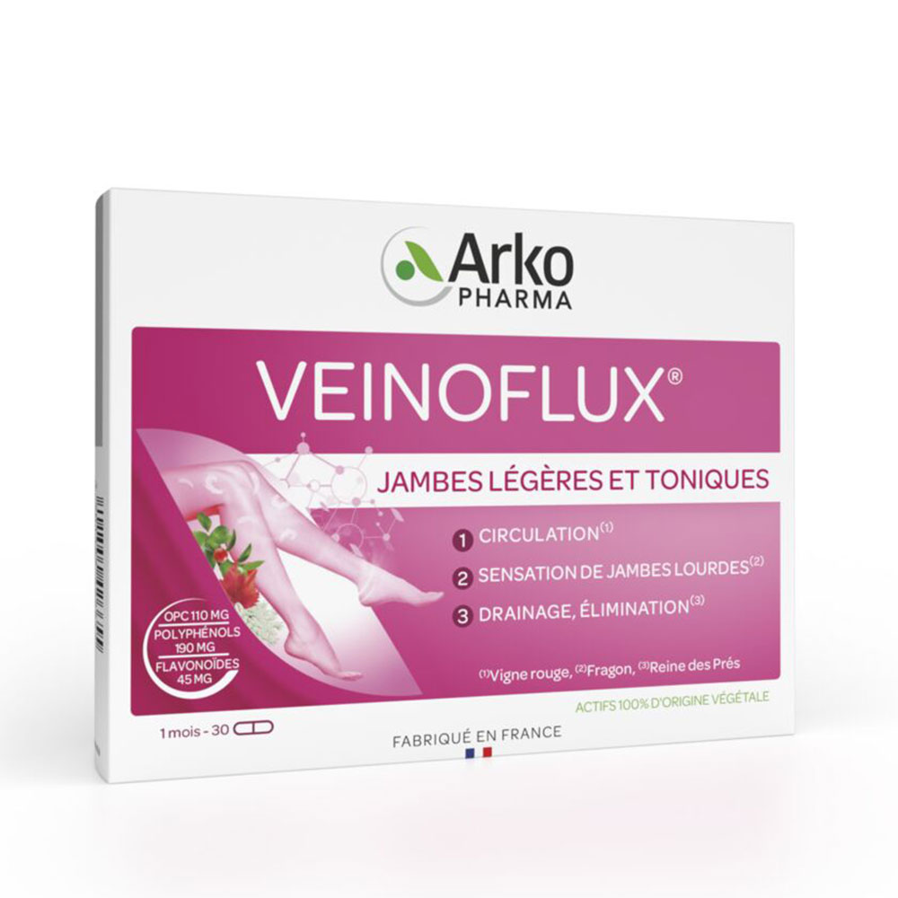 Arkopharma Veinoflux Piernas ligeras y tonificadas 30 Cápsulas