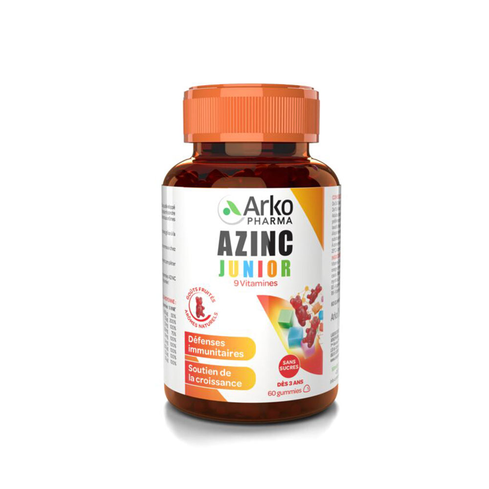 Arkopharma Azinc Junior 9 vitaminas 60 gominolas