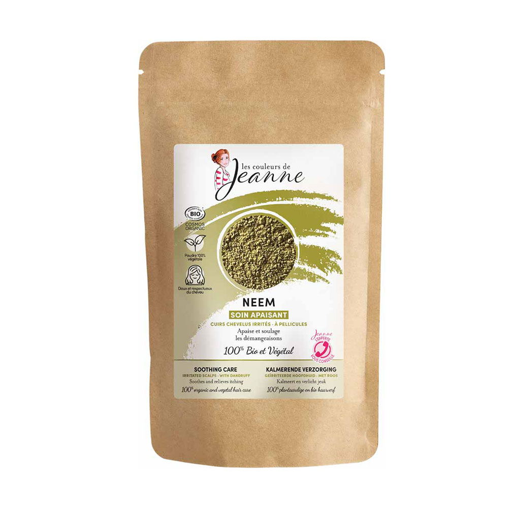 Les couleurs de Jeanne Cuidado calmante Bio de Neem Cuero cabelludo irritado con caspa 100g