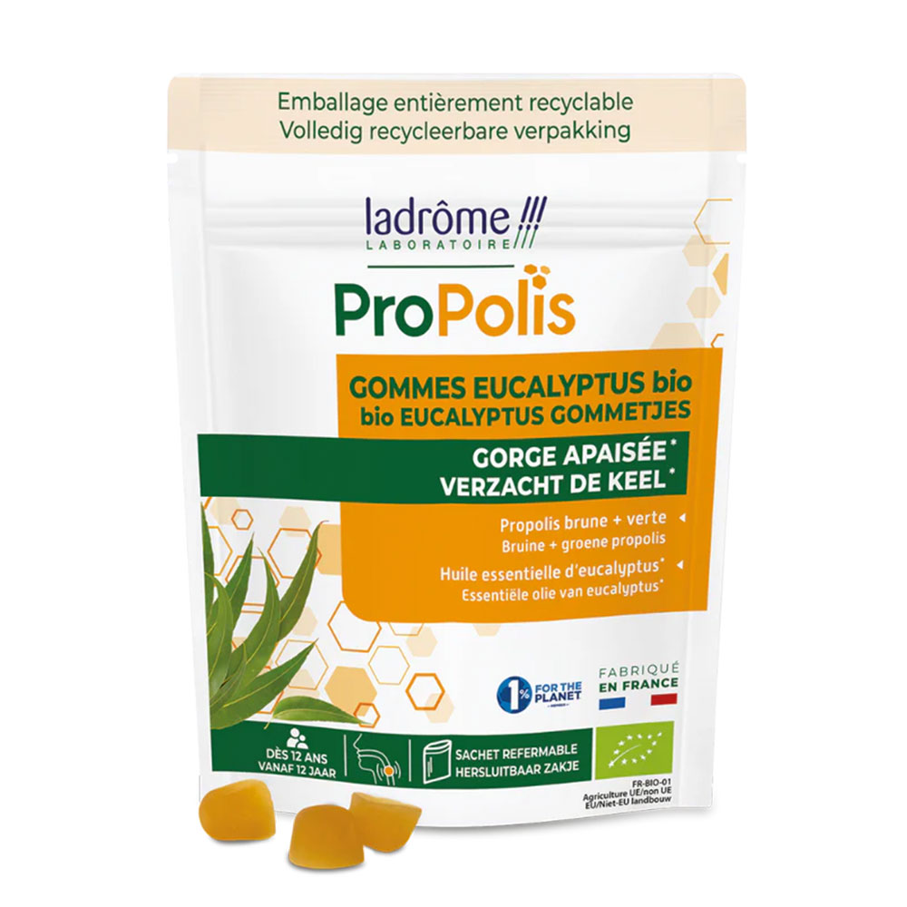 Ladrôme Propolis Gominolas eucalipto bio 45 g