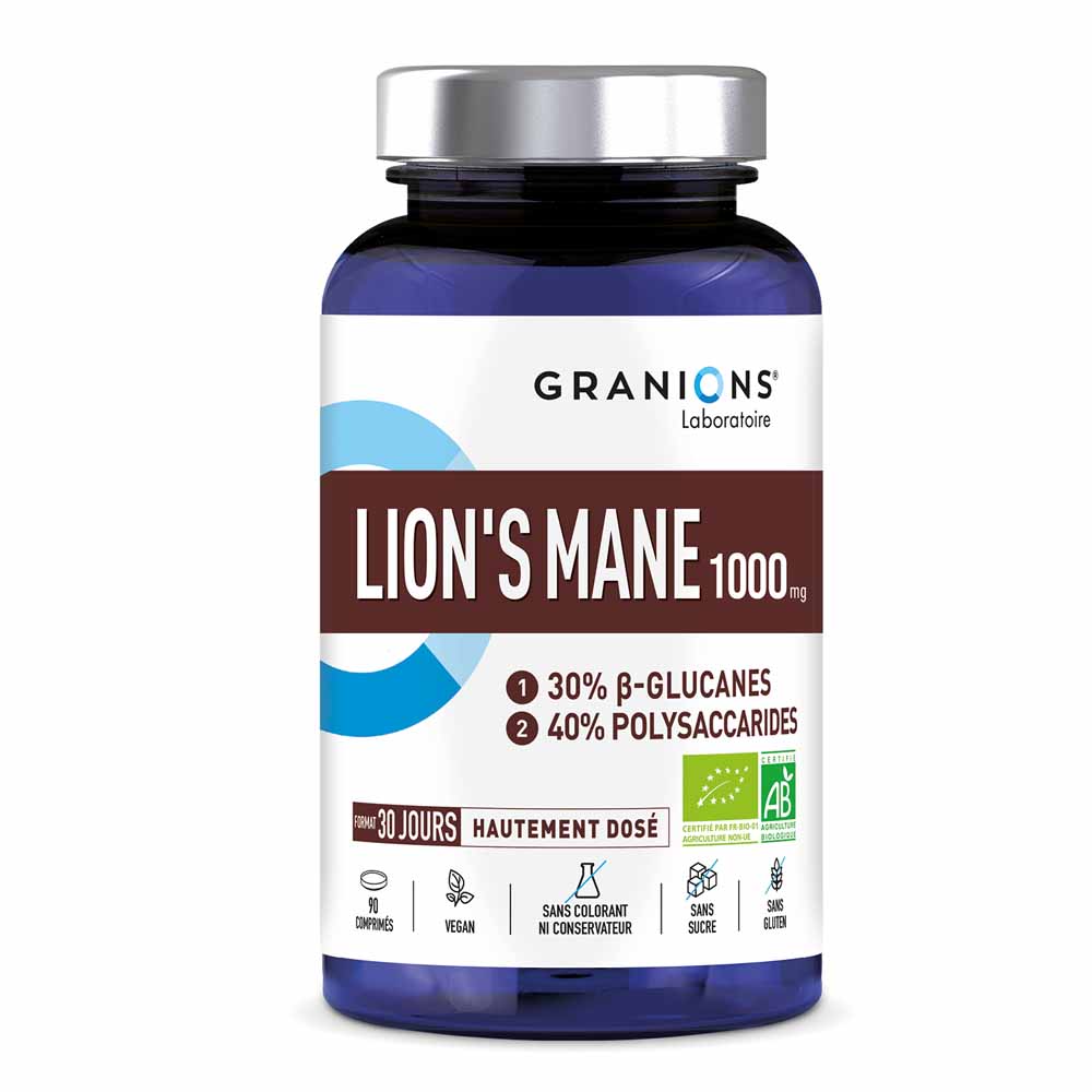 Granions Melena de león bio 1000 mg 90 comprimidos
