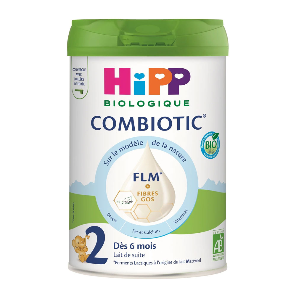 Hipp Leche en polvo Combiotic 2 crecimiento a partir de 6 meses bio 800 g