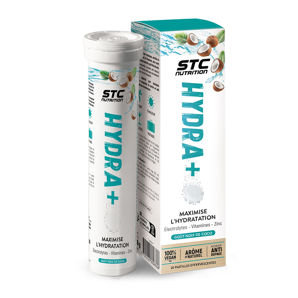 Stc Nutrition Hydra+ Sabor a coco 20 comprimidos efervescentes