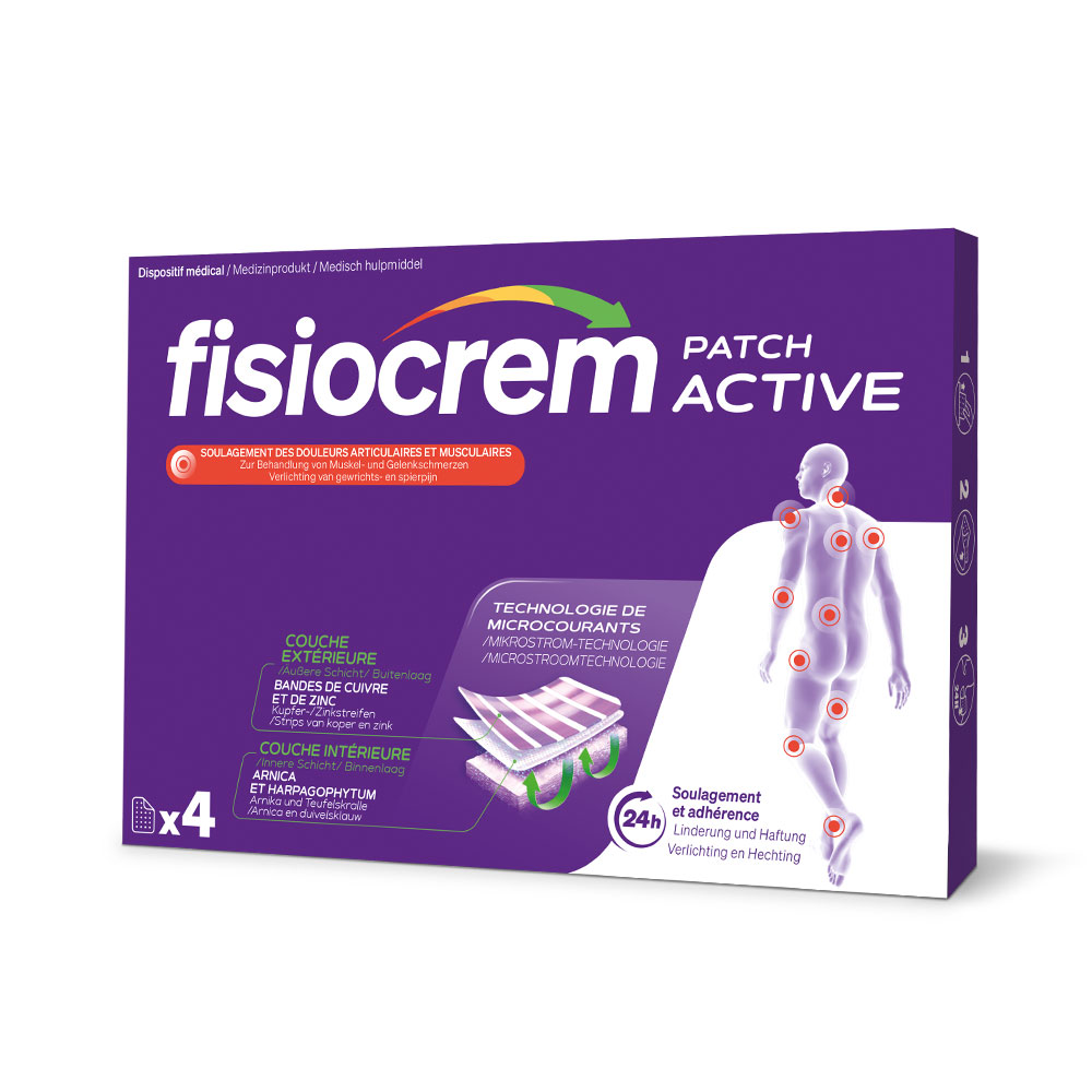 Fisiocrem Parches activos x4