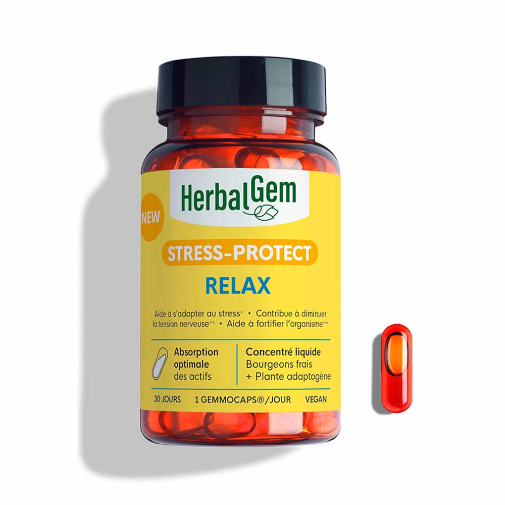 Herbalgem Gemmocaps Protect Relax Tensión nerviosa 30 cápsulas
