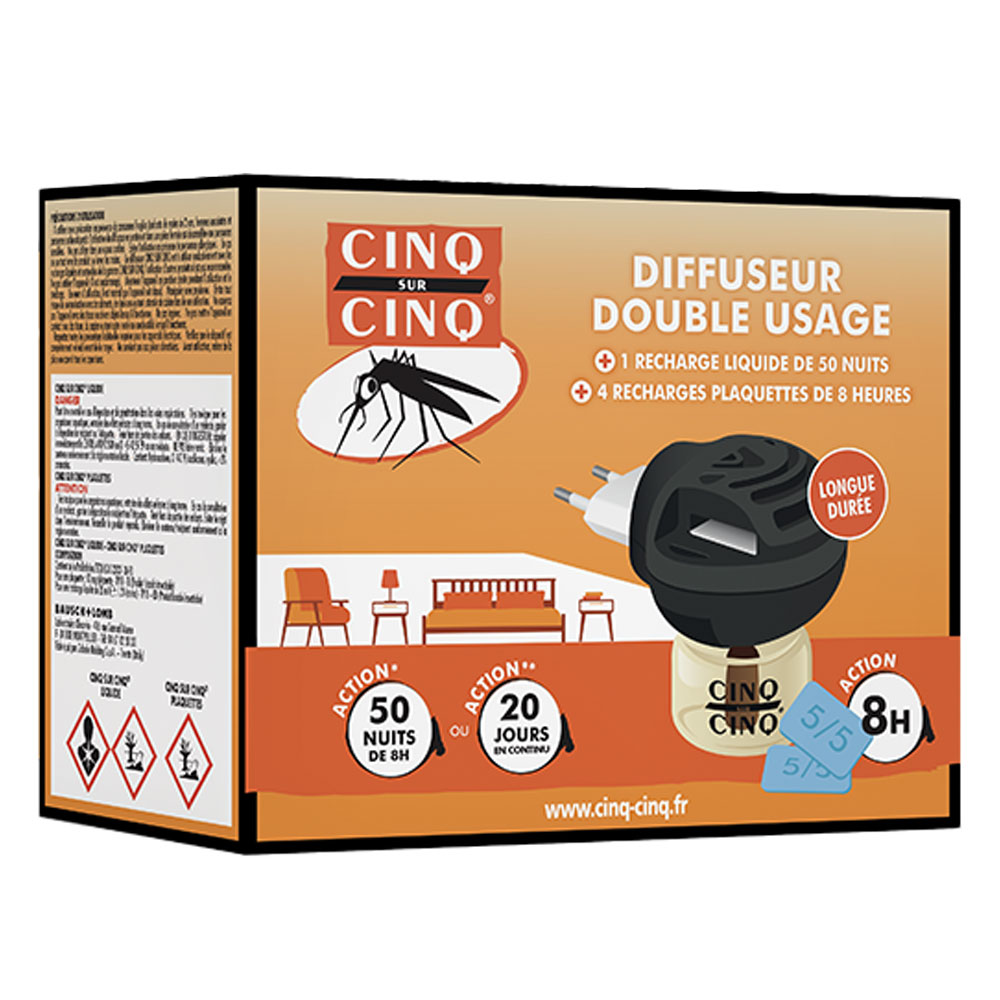 Cinq Sur Cinq Difusor antimoscas doble uso