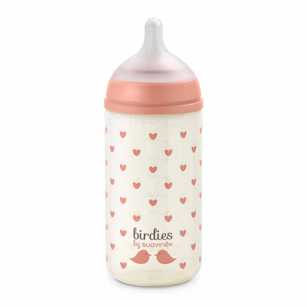 Suavinex SxPro Biberón de vidrio 3 meses y más 240 ml