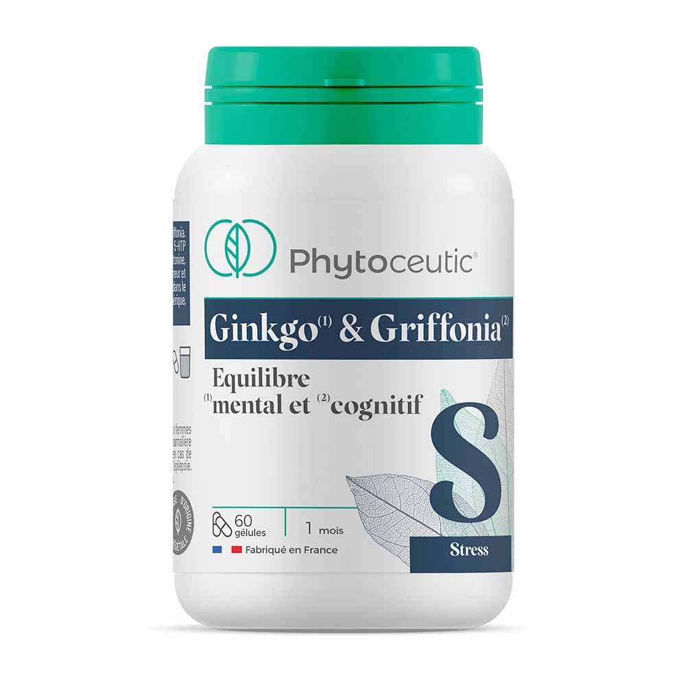Phytoceutic GInkgo y Griffonia ecológicos 60 cápsulas