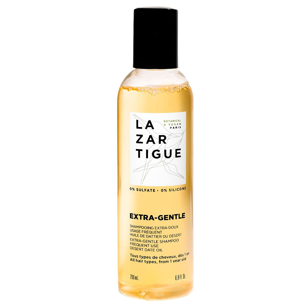 Lazartigue Extra Gentle Champú extra suave uso frecuente todos los tipos de cabello 200 ml