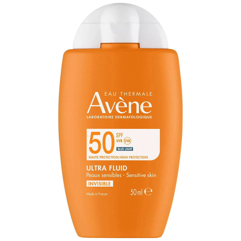Avène Solar Fluido ultra SPF50 UVB UVA Luz Azul 50 ml