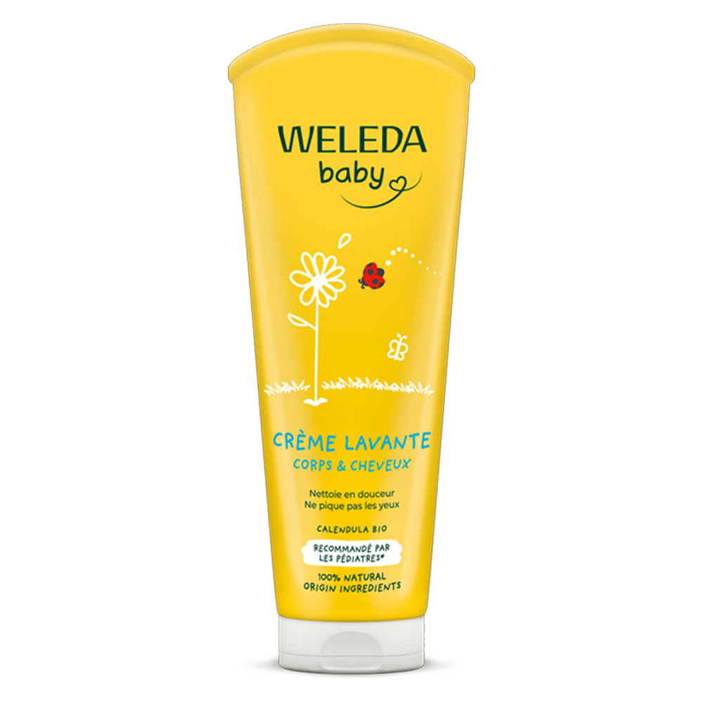 Weleda Caléndula Crema Limpiadora Cuerpo Y Cabello Bebe 200ml