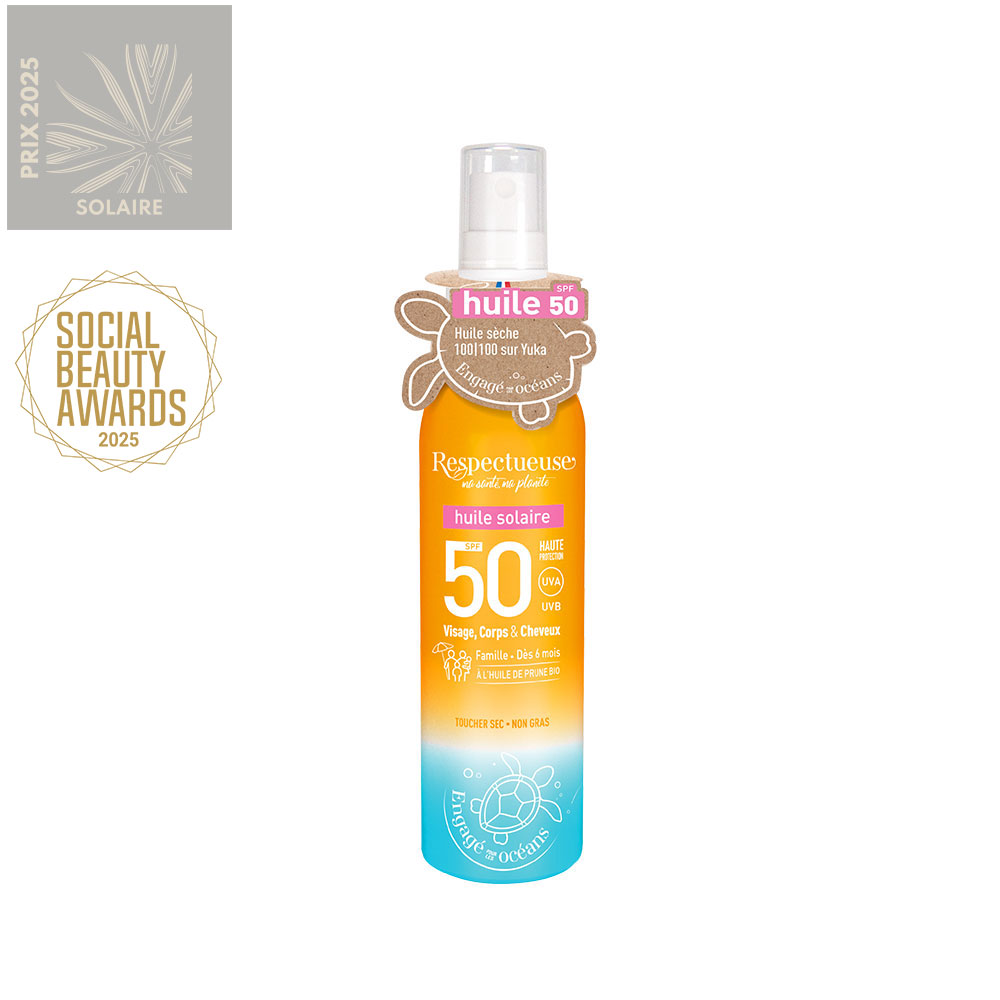 Respectueuse Aceite solar SPF50 100 ml