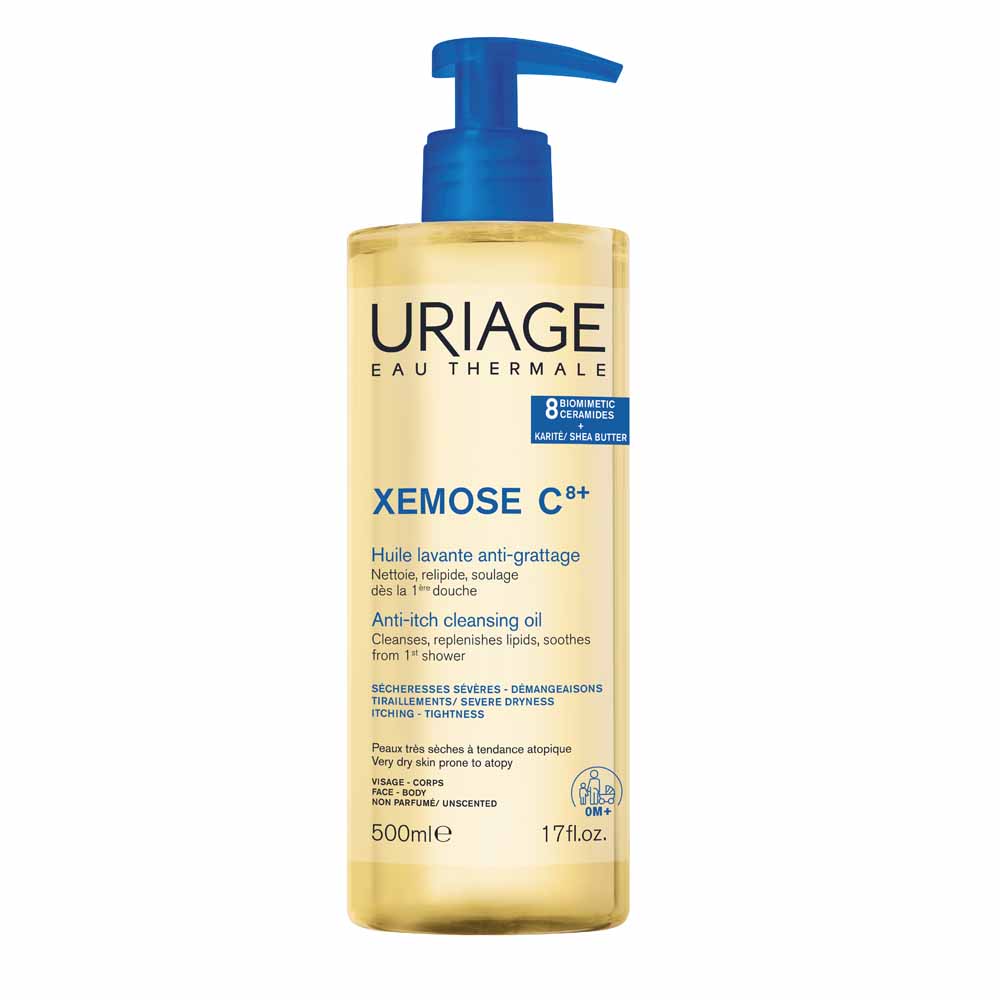 Uriage Xémose C8+ Aceite limpiador anti-picores piel atópica 500 ml
