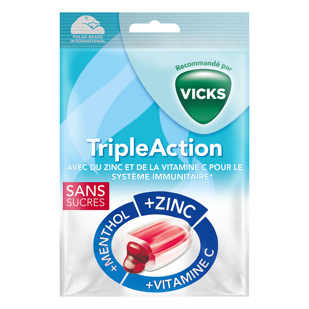 Vicks Pastillas Triple Acción x 17