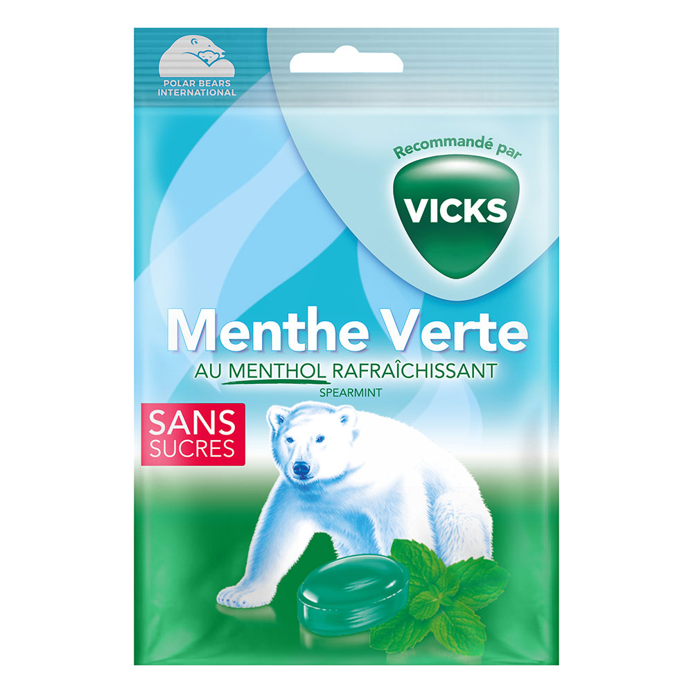 Vicks Caramelos de menta y mentol x13