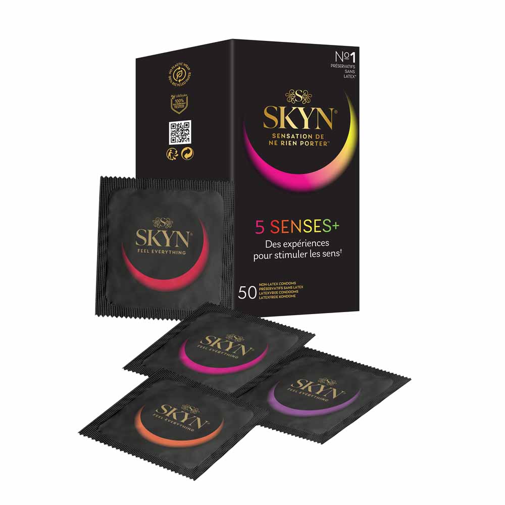 Skyn 5 Senses Preservativos sin látex x5