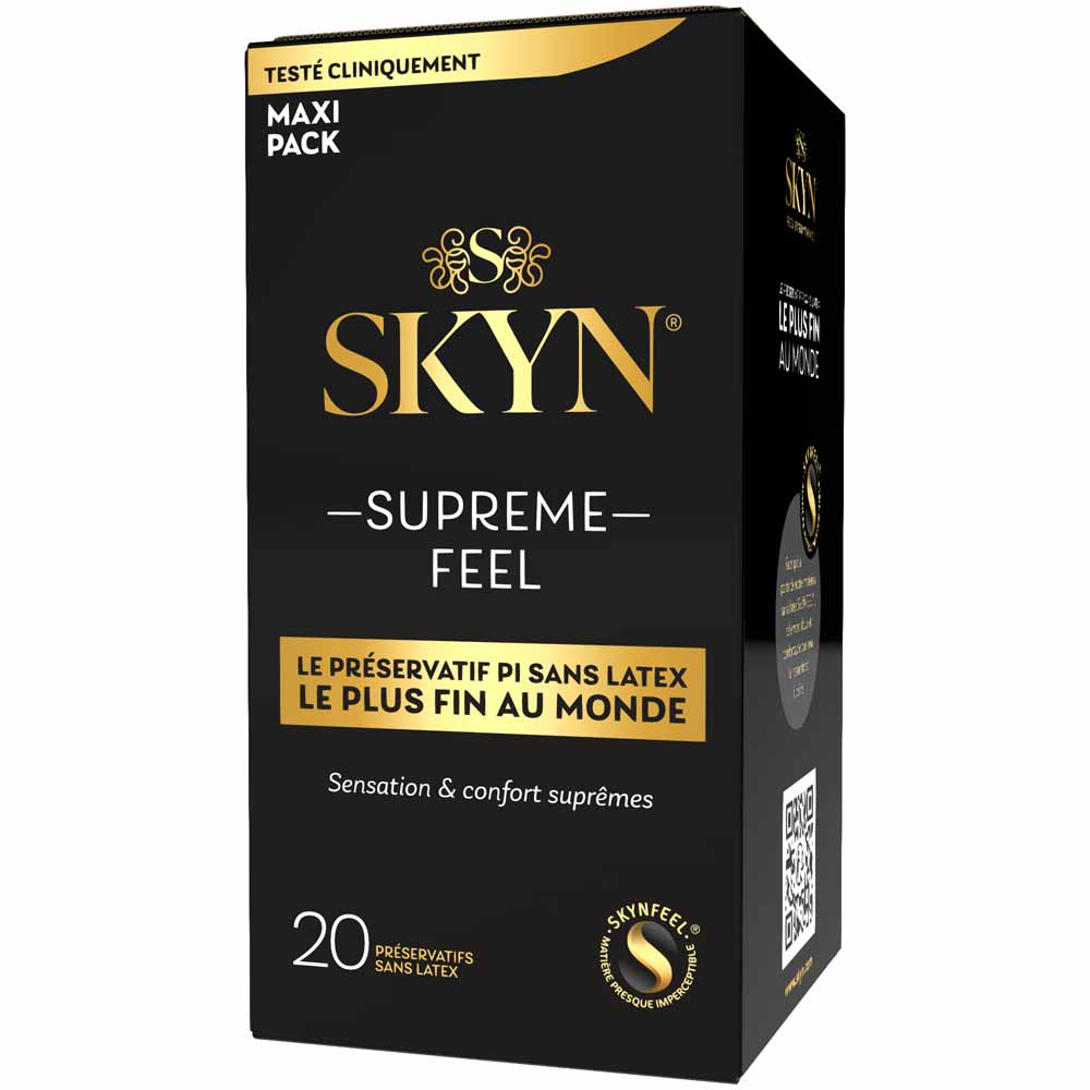 Skyn Supreme Feel Preservativos sin látex x20