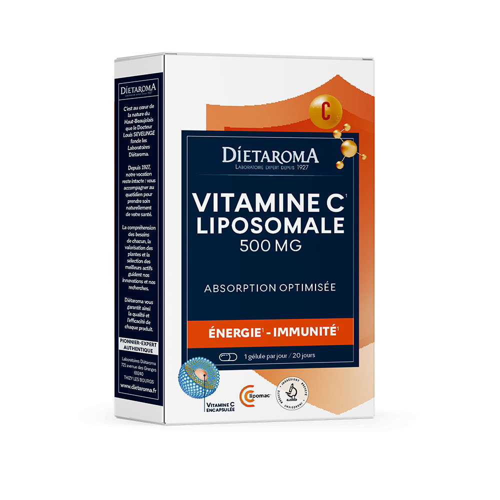 Dietaroma Vitamina C Liposomal 500mg 20 cápsulas