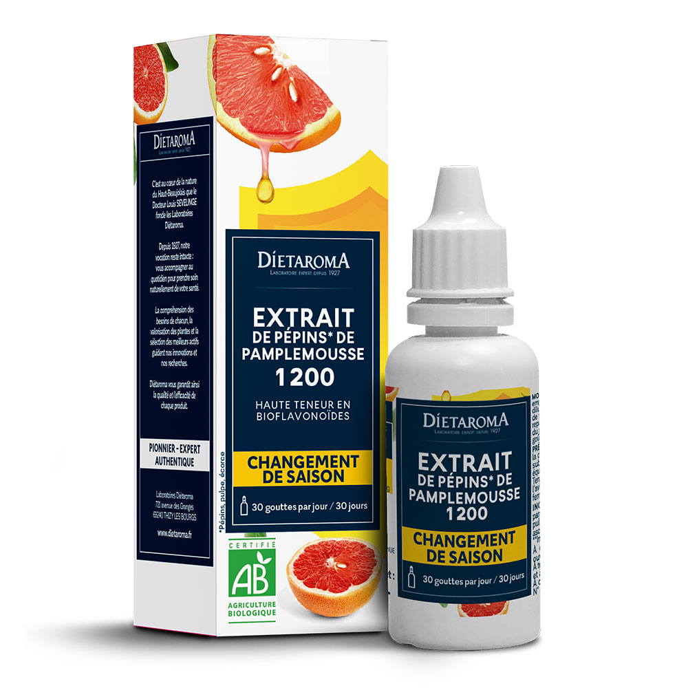 Dietaroma Extracto de semilla de pomelo Bio 1200 50 ml