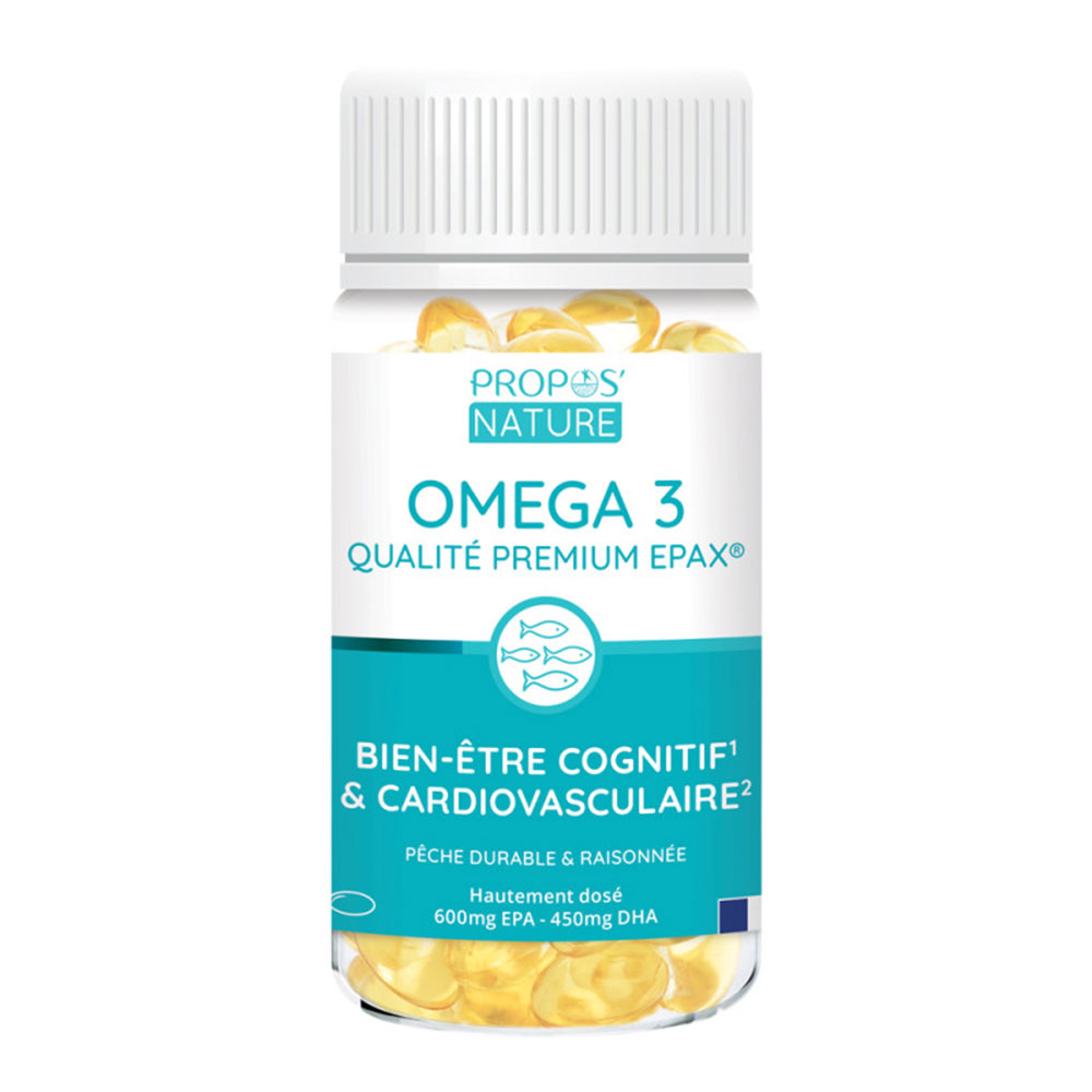 Propos'Nature Omega 3 calidad premium EPAX 60 cápsulas