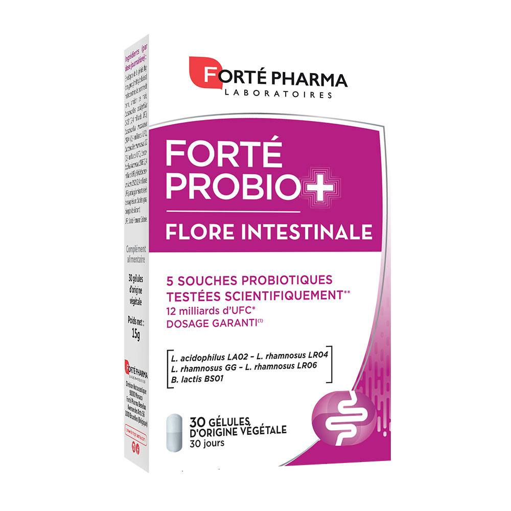 Forté Pharma Forté Probio+ Flora intestinal 30 cápsulas