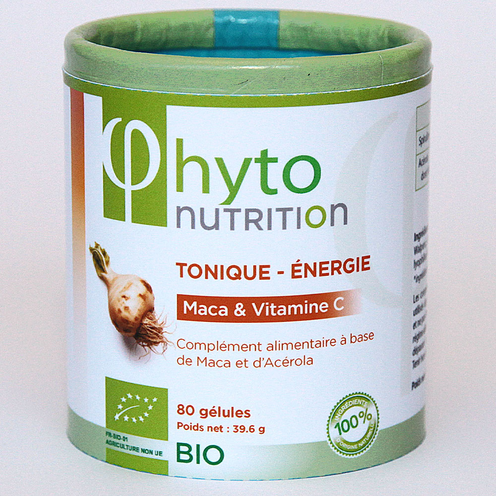 Flamant Vert Phytonutrition Tónico energético Bio 80 cápsulas