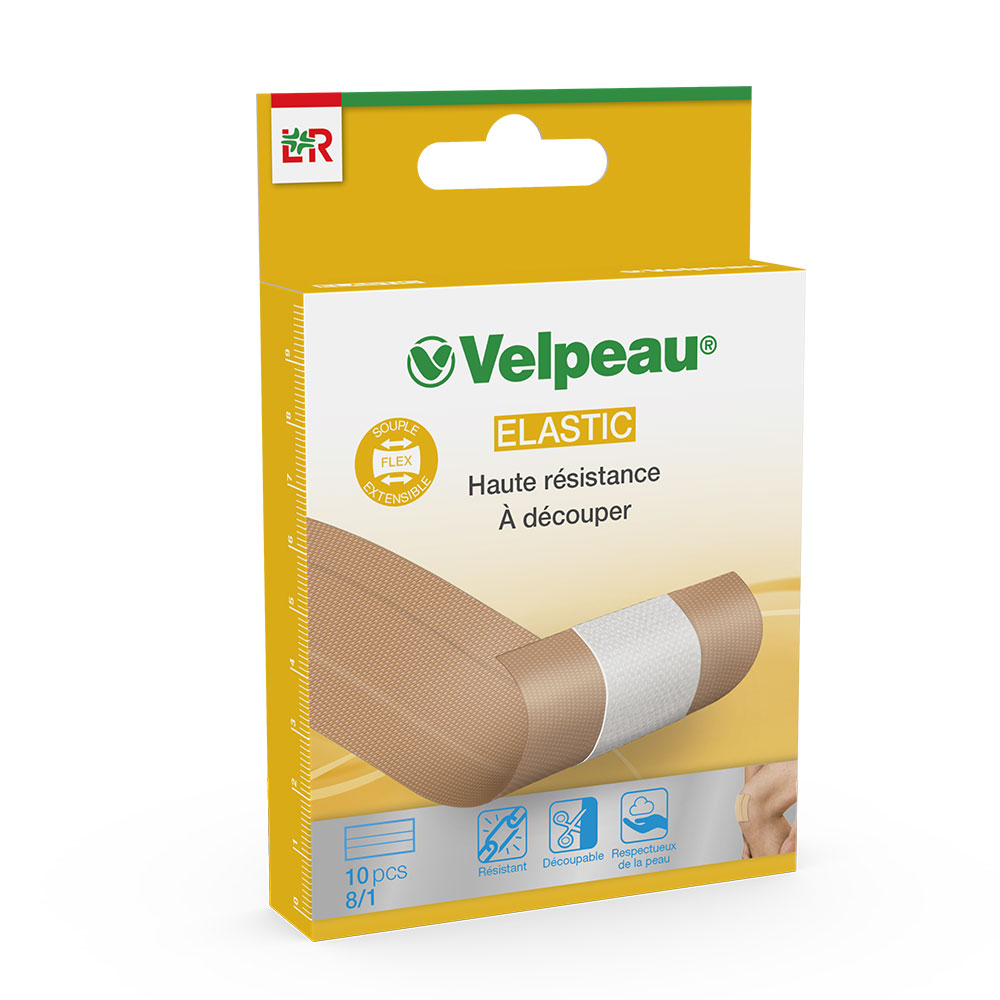 Lohmann Rauscher Velpeau Bandas elásticas de corte ancho 8cm x10