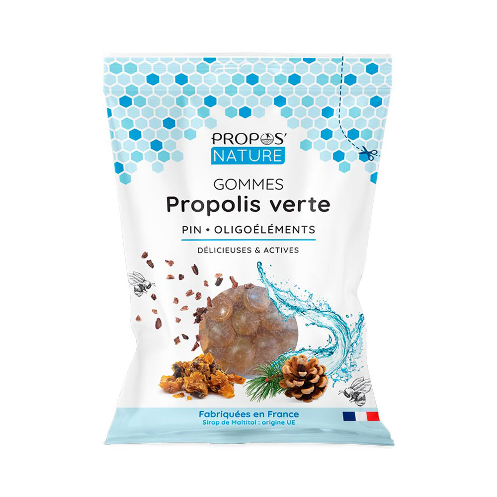 Propos'Nature Chicle de própolis verde con oligoelementos y pino 45 g