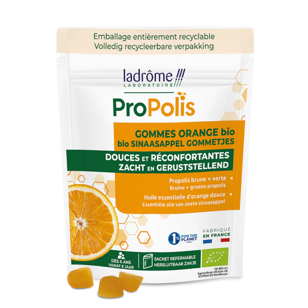 Ladrôme Propolis Gominolas de naranja 45 g